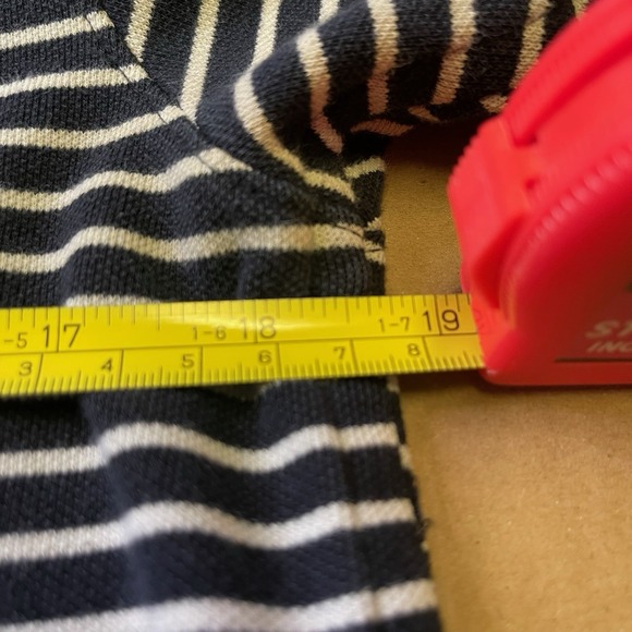 Nike Men's Small Black & White Striped Dri-Fit Polo - Picture 10 of 15